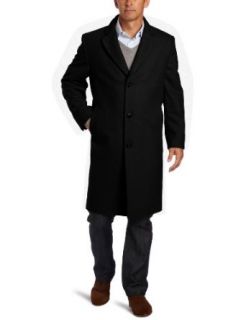 London Fog Mens Fremont Blend Top Coat Clothing