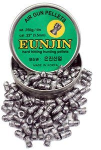 Eun Jin .22 Cal, 28.4 Grains, Domed, 125ct Sports