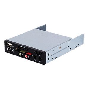 SILVERSTONE   SST FP35B   Lecteur de carte mémoire multifonction avec