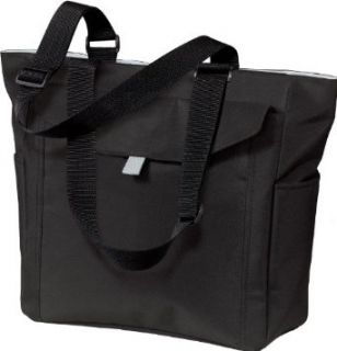 Microfiber Tote Bag (B505) Adjustable Shoulder Straps Black Shoes