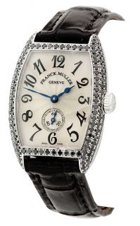 Franck Muller Curvex Womens 18 kt. Black Diamond Watch