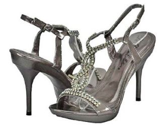  Blossom Sanyo 53 Pewter Metallic Women Dress Sandals: Shoes