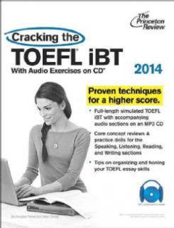 Cracking the Toefl Ibt With Audio Cd, 2014 (Paperback) Today $20.78