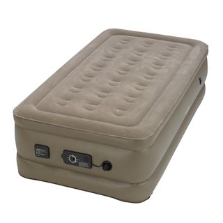 InstaBed Raised Twin size Airbed with Never Flat Pump