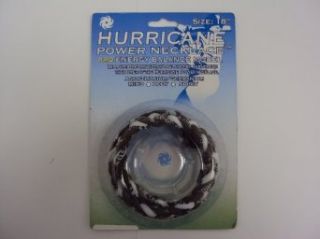 Hurricane Power Titanium Necklace Energy Balance Brown
