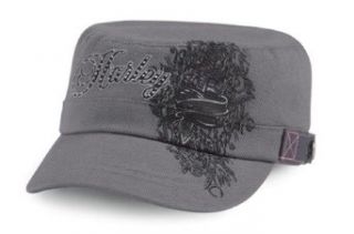 Harley Davidson® Womens Flat Top Hat Cap. Rhinstones