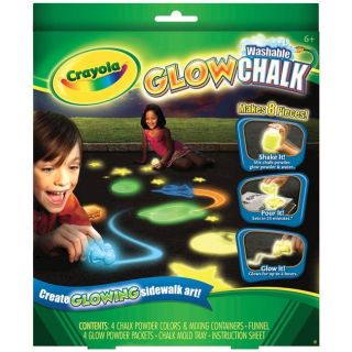Crayola Washable Glow Chalk Maker Kit Today: $14.19