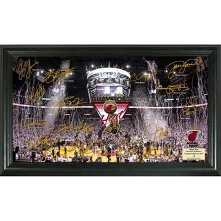 2012 NBA Champions Miami Heat Signature Court