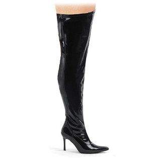  Funtasma Lust 3000X 3 3/4 Heel Wide Width Thigh High Boot: Shoes