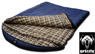 Grizzly 2 person  25 degree Canvas Sleeping Bag