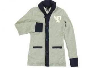 Ralph Lauren Girls Jacket Grey/Navy Large 12/14 Clothing