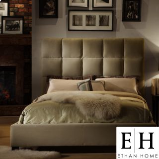 ETHAN HOME Sarajevo Taupe Velvet Tufted King Bed Today: $634.55 4.3