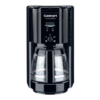 Cuisinart DCC 1000BK Programmable Filter Brew 12 cup Black Coffee