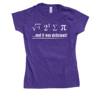 Rocket Factory I Ate Some Pie Math Equation Ladies t shirt