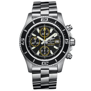 Breitling Mens Steel Superocean Automatic Chronograph Watch