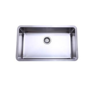 Single Bowl 30 inch Stainless Steel Undermount Kitchen Sink