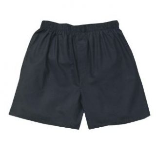 Black Cotton Solid Boxers boxer shorts, heavyweight 100%