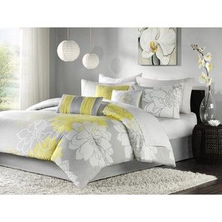 Madison Park Brianna 9 piece Bed in a Bag with Sheet Set
