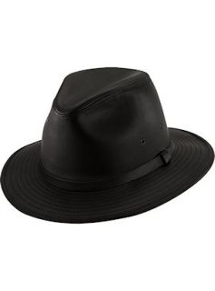 Henschel Hats Safari Leather 1255 60  Black Clothing