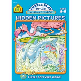 Puzzle Play Software Hidden Pictures Workbook & CD ROM Today $10.49