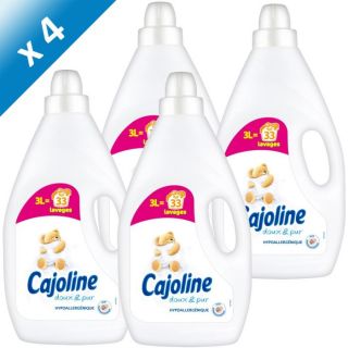 CAJOLINE Doux & Pur 3 L 33 lavages   Achat / Vente LESSIVE CAJOLINE