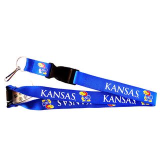 Kansas Jayhawks Blue ID Ticket Clip/ Keychain Lanyard