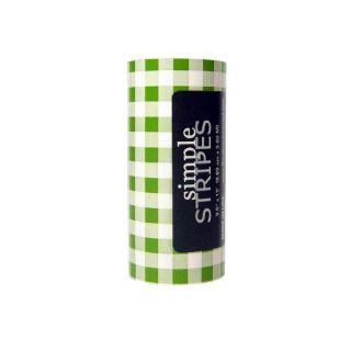 Simple Stripes Green Gingham Color Bands