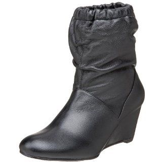 Bootie Kid Cruch Bootie W/Wedge,Black,36 EU (US Womens 6 M) Shoes