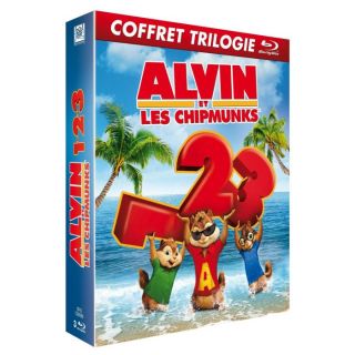 Coffret trilogie Alvin en BLU RAY FILM pas cher