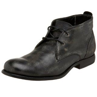 FRYE Mens Manny Chukka Oxford Boot,Black,7 M Shoes