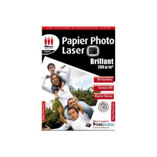 Papier Photo laser 200g/M2   50 feuille   Achat / Vente PAPIER PHOTO