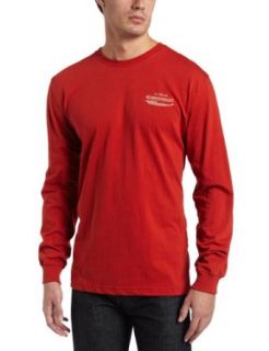 Carhartt Mens Bull Moose Graphic Long Sleeve T Shirt, Red