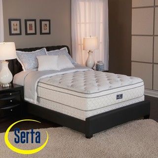 Serta Perfect Sleeper Conviction Euro Top Full size Mattress and Box
