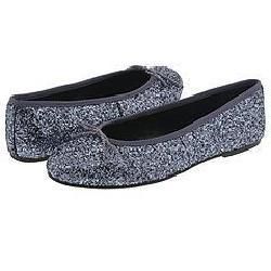 French Sole Pearl Pewter Glitter Flats