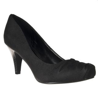 Riverberry Womens Array Black Ruched Toe Pumps Was $35.99 Sale $