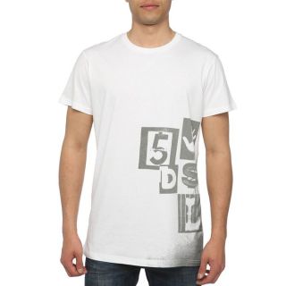 55DSL By DIESEL T Shirt Twitter Homme Blanc   Achat / Vente T SHIRT