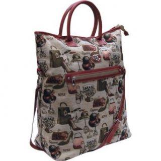 Oleg Cassini Hats Off Convertible Tote (Tapestry