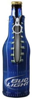 Bud Light Football Beer Bottle Suit Koozie Cooler: Sports