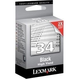 Lexmark n° 34 Noire (18C0034E)   Achat / Vente CARTOUCHE IMPRIMANTE
