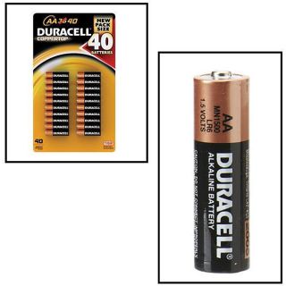 Duracell Coppertop AA Alkaline Batteries (Case of 40)