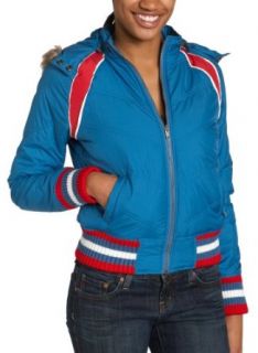 Roxy Juniors Cool Run Jacket, Flyboy, Medium Clothing