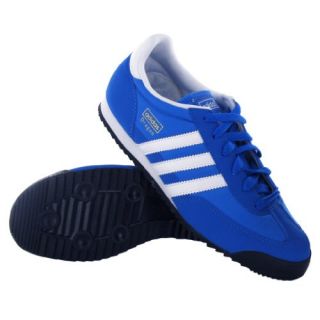 Adidas Dragon J Blue White Youth Trainers Shoes