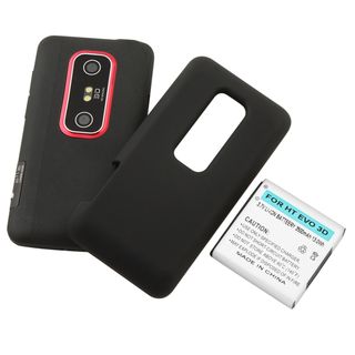 BasAcc Extended Li Ion Battery with Cover for HTC EVO 3D