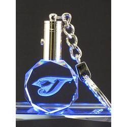 MVP Crystals Toronto Blue Jays Logo Octagon Keychain