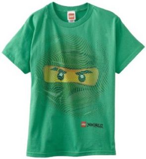 Lego Ninjago Spiraled Green Lloyd Face Youth T Shirt