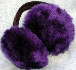 Purple Faux Fur Earmuffs