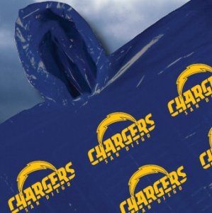 San Diego Chargers Hooded Poncho