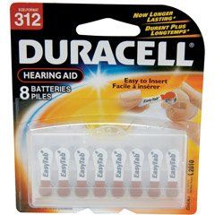 Duracell Easytab Hearing Aid Batteries 312 Cell   Model