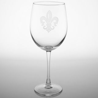Rolf Glass Grand Fleur De Lis All Purpose Large Wine 19oz (Set of 4