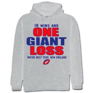 Giants Superbowl Champions One Giant Loss Hoodie (Grey